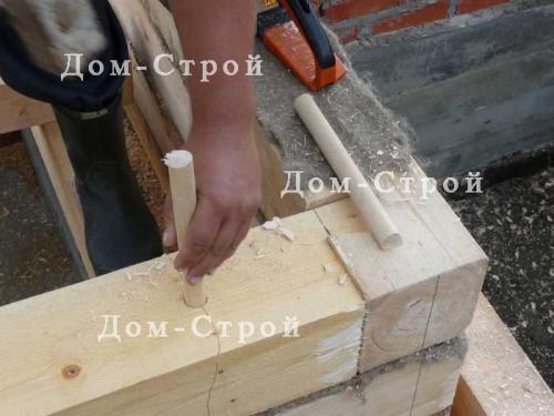 Дома из бруса технология сборки. Этапы возведения дома из бруса 02