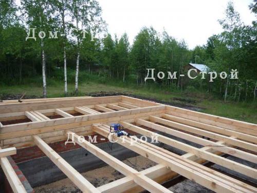 Дома из бруса технология сборки. Этапы возведения дома из бруса 01