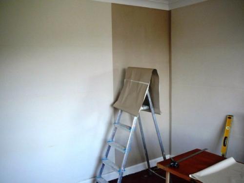 Стеклообои без покраски. Покраска и поклейка стеклообоев