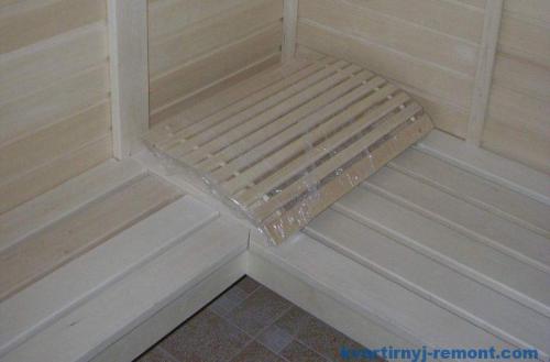 Интерьер в бане моечной. Материалы в интерьере бани 06 Интерьер в бане моечной. Материалы в интерьере бани 06