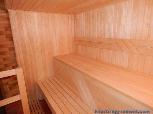 Интерьер в бане моечной. Материалы в интерьере бани 09 Интерьер в бане моечной. Материалы в интерьере бани 09