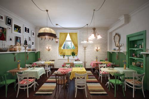 Оформление колонны в интерьере кафе. Этапы разработки и критерии