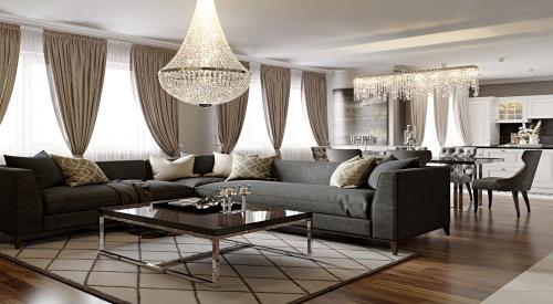 Оформление колонны в интерьере. Колонны в интерьере - стили, типы, материалы отделки 24