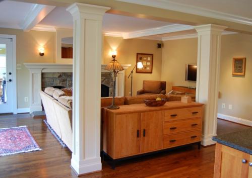 Оформление колонны в интерьере под ковку. Колонны в интерьере — 90 фото лучших идей изящного дизайна и декора