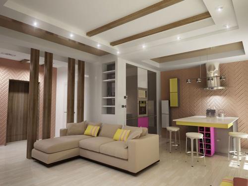 Оформление колонны в интерьере квартиры. Особенности использования колонны в интерьере квартиры