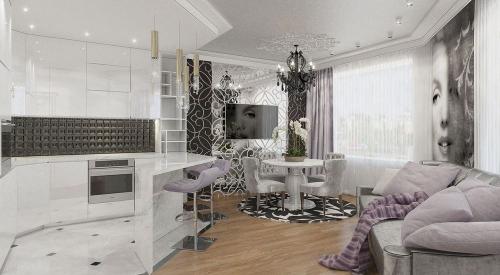 Оформление колонны в интерьере. Колонны в интерьере - стили, типы, материалы отделки 25