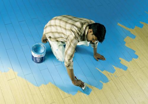 Оригинальные идеи покраски пола. Креативная покраска полов [советы с фото]