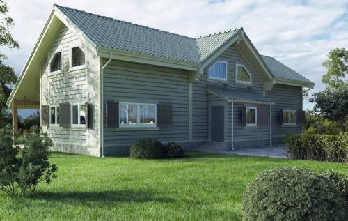 Как выбрать цвет дома фасада. Цвета фасадов – выбор цветовых решений и правила гармоничного сочетания с дизайном дома 32