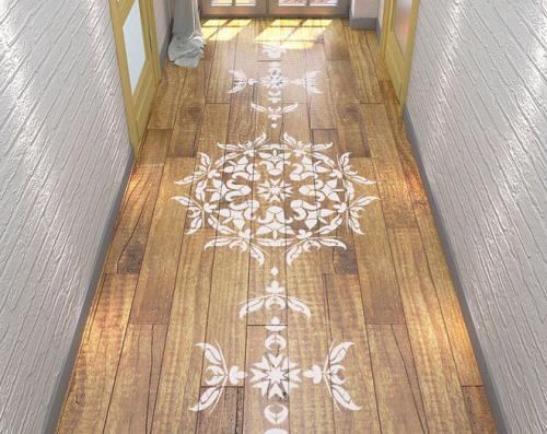 Оригинальные идеи покраски пола. Креативная покраска полов [советы с фото]