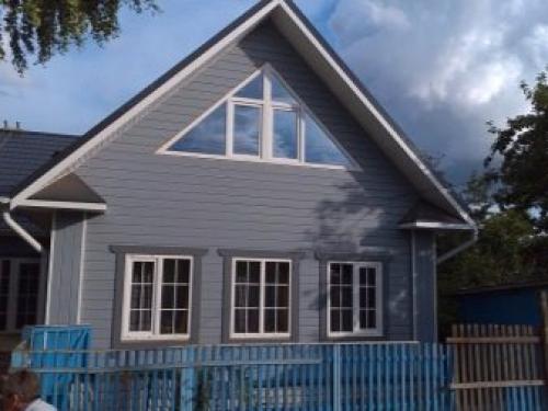 Отделка фронтонов крыши. Каким материалом обшить фронтон 07