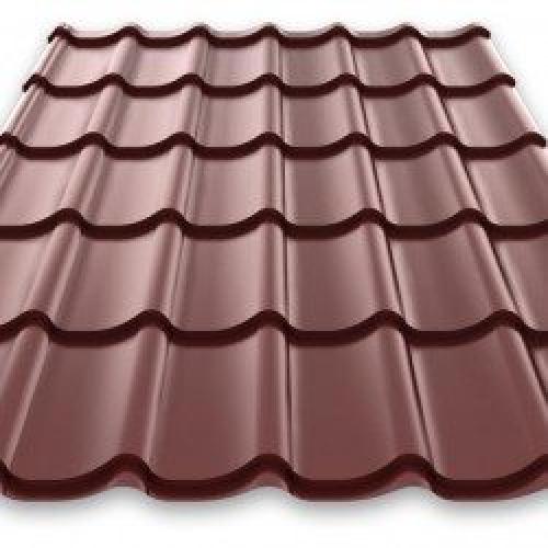 Металлочерепица синего цвета. Как выбрать расцветку кровли из металлочерепицы