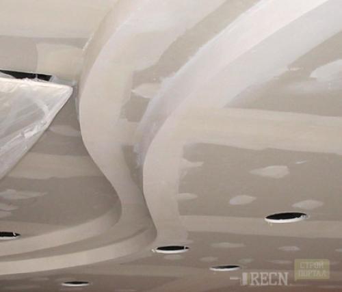 Как зашпаклевать гипсокартон на потолке под покраску. Как шпаклевать потолок из гипсокартона под покраску качественно 02