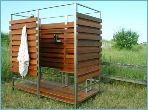 Летний душ из профильной трубы своими руками. Как построить летний душ своими руками