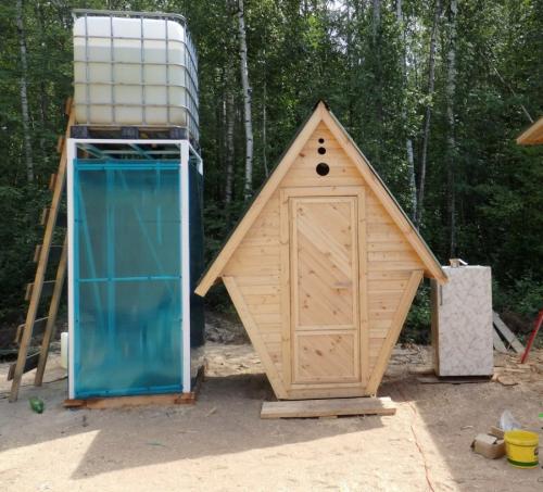 Чертеж летнего душа из металла. Материалы для летнего душа