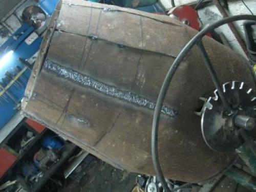 Бетономешалка из бочки 200л. Как сделать бетономешалку из 200 литровой бочки своими руками