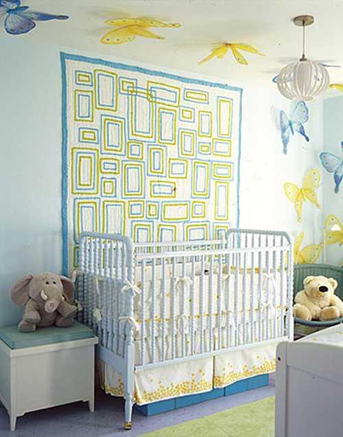 Бабочки в интерьере 09