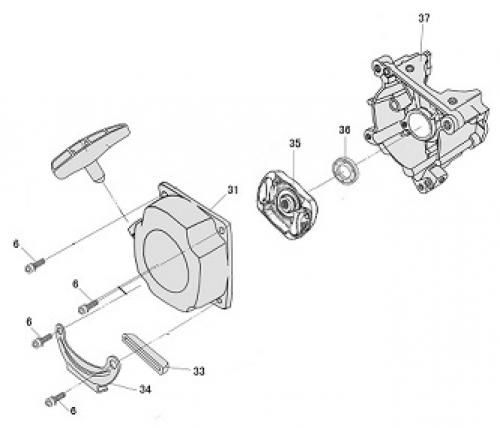 Ремонт двухтактного двигателя триммера. Первичная диагностика триммера.