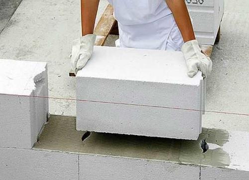 Строительство одноэтажного дома из газобетона своими руками. Укладка газобетонного блока