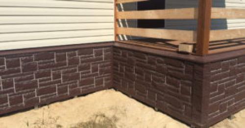 Отделка цоколя фундамента. Материалы для отделки