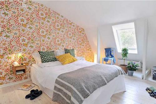 Обои в спальне 16