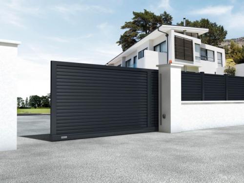 Примеры ворот откатных. Откатные ворота — идеи реализации своими руками. Обзор самых удачных вариантов (105 фото)