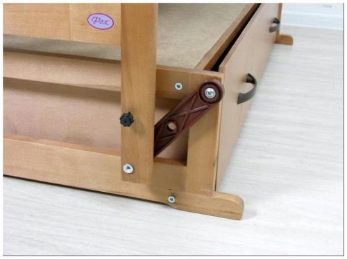 Чертеж детской кроватки с маятником. Кроватка-маятник: забота о малыше и его родителях