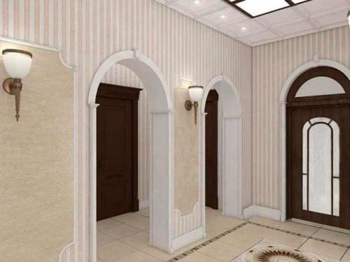 Как отделать арку деревом. Как отделать и украсить арку в дверном проеме: оригинальные идеи оформления