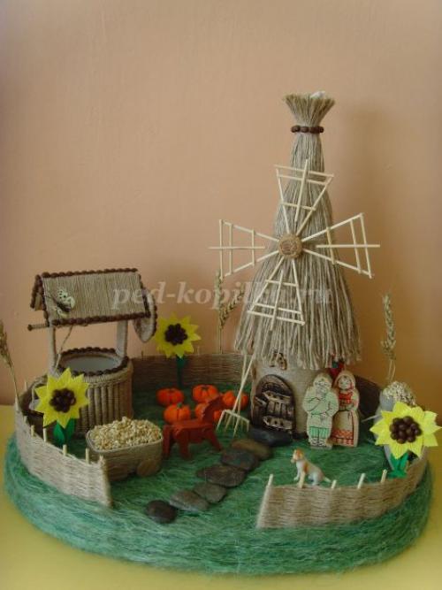 Мельница в ландшафтном дизайне. Материалы 10