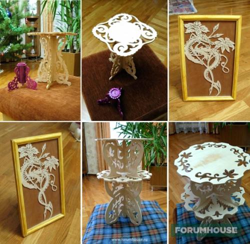 Что можно вырезать из фанеры лобзиком чертежи. Инструменты, шаблоны, сборка