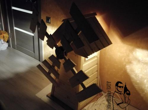 Мельницы для сада. Садовая декоративная мельница своими руками