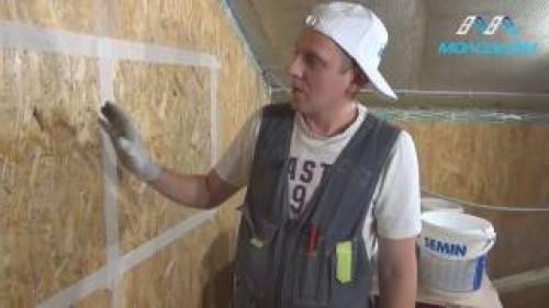 Шпаклевка стен из ДСП под обои