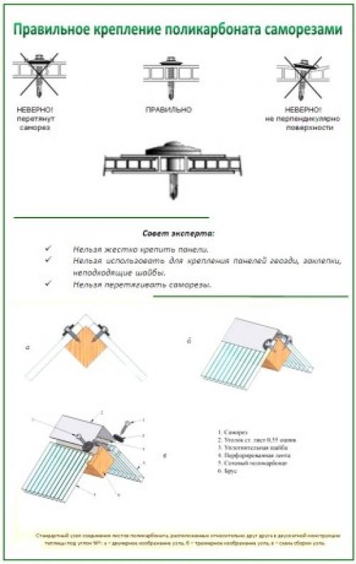 Как закрыть теплицу поликарбонатом своими руками. Правильный выбор поликарбоната при покупке 10