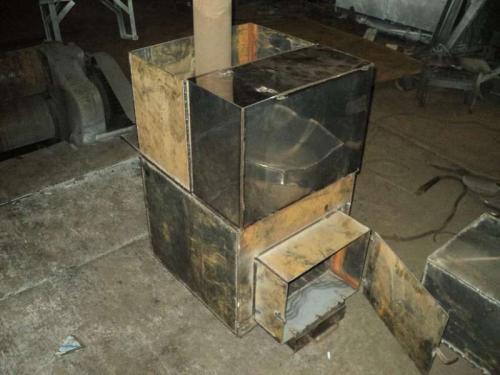 Изготовление печей для бани из металла, как бизнес. Чертежи печи для бани из металла