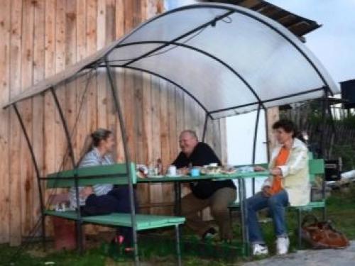 Беседка с мангалом из дерева своими руками. Особенности беседки с мангалом 08