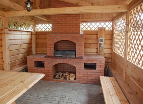 Беседка с мангалом из дерева своими руками. Особенности беседки с мангалом