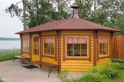 Беседка с мангалом из дерева своими руками. Особенности беседки с мангалом 11