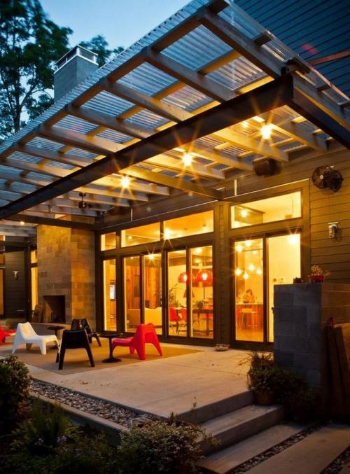 Легкие навесы из поликарбоната. Навесы из поликарбоната во дворе частного дома — секреты мастера самостоятельного изготовления и особенности проектирования! (фото и видео)