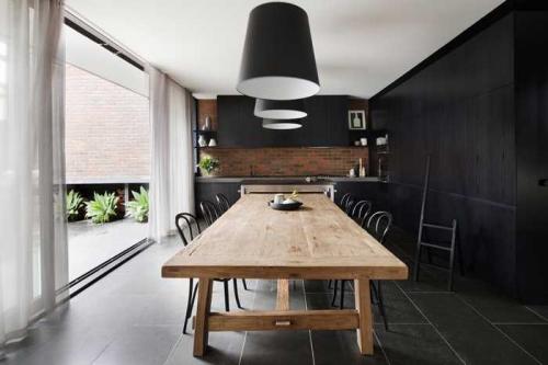 Стильная кухня в черном 02