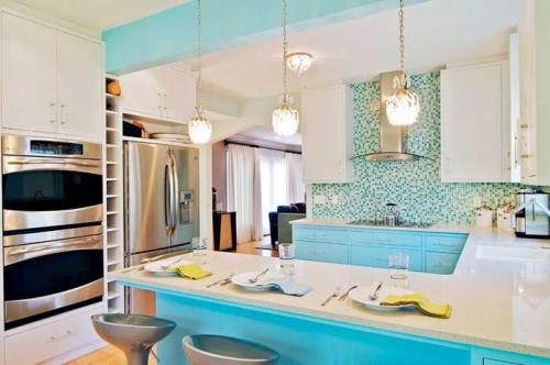 Современные кухни в цвете 08