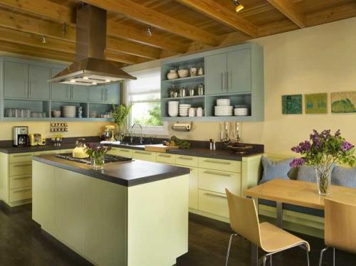 Современные кухни в цвете 02