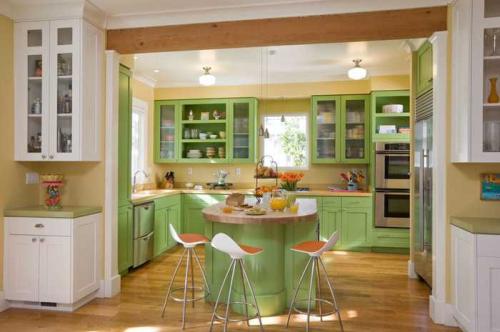 Современные кухни в цвете 06