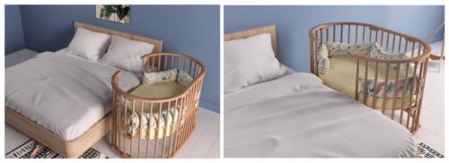 Кровать для новорожденных. Кроватки для новорожденных – выбираем безопасную и удобную кровать для малыша (110 фото)