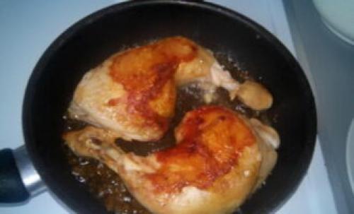 Курица с хрустящей корочкой на сковороде. Окорочка на сковороде — 8 вкусных рецептов куриных окорочков