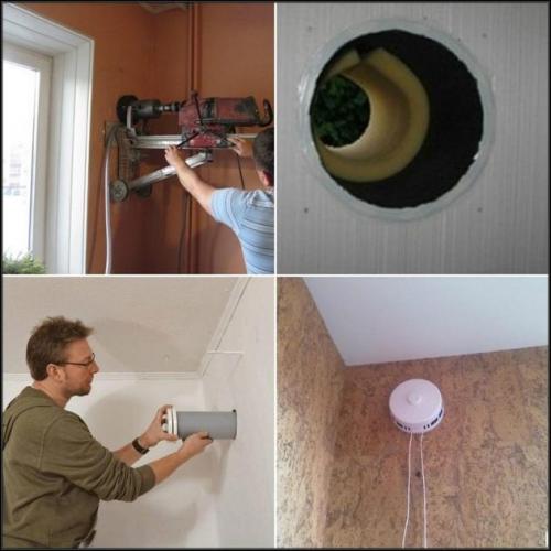 Вытяжка на кухне в частном доме через стену. Бюджетные варианты вентиляции каркасных домов