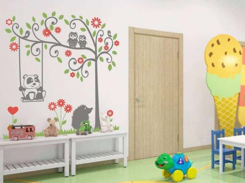 Современные решения: как сделать стены в детской уникальными 07