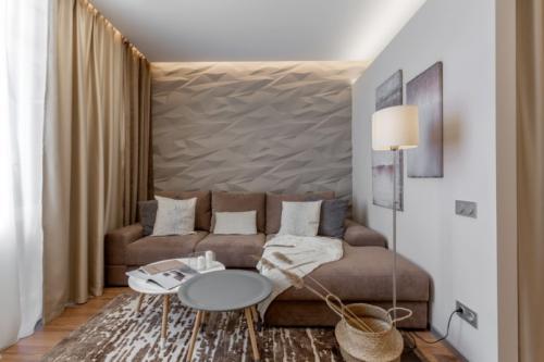 Серые обои в гостиную. Сочетание с другими цветами 08 Серые обои в гостиную. Сочетание с другими цветами 08