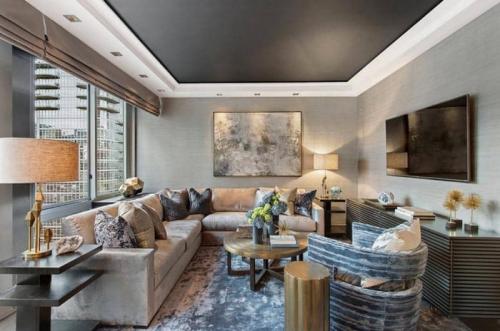 Серые обои и коричневая мебель. КАК ВНЕДРИТЬ СОЧЕТАНИЕ СЕРОГО И КОРИЧНЕВОГО В ИНТЕРЬЕР ГОСТИНОЙ