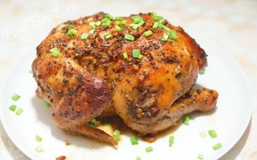 Маринад для целой курицы в духовке – медовый, чесночный и другие варианты