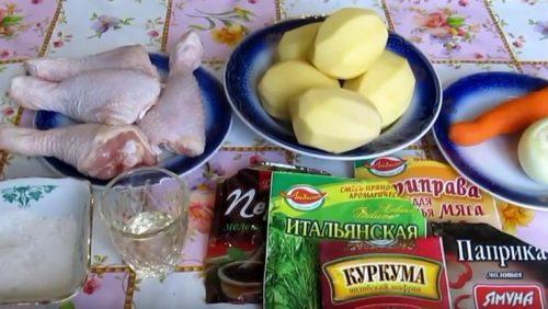 Курица в рукаве в духовке с картошкой. Курица с картошкой в рукаве — пошаговый рецепт приготовления в духовке