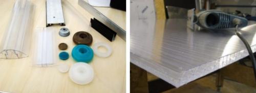 Как крепить поликарбонат на теплицу. Как крепить поликарбонат